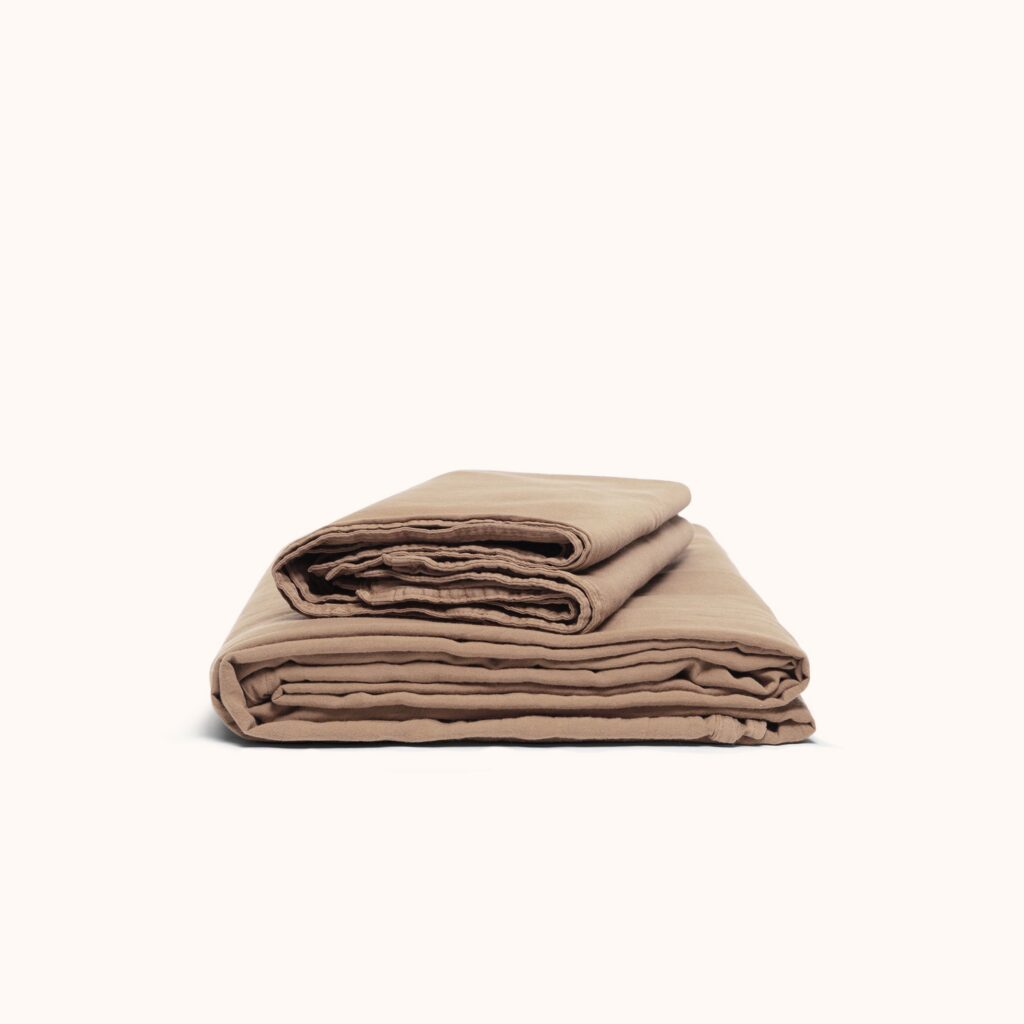 Dune Organic Cotton Matte Sateen Twin Sheet Set