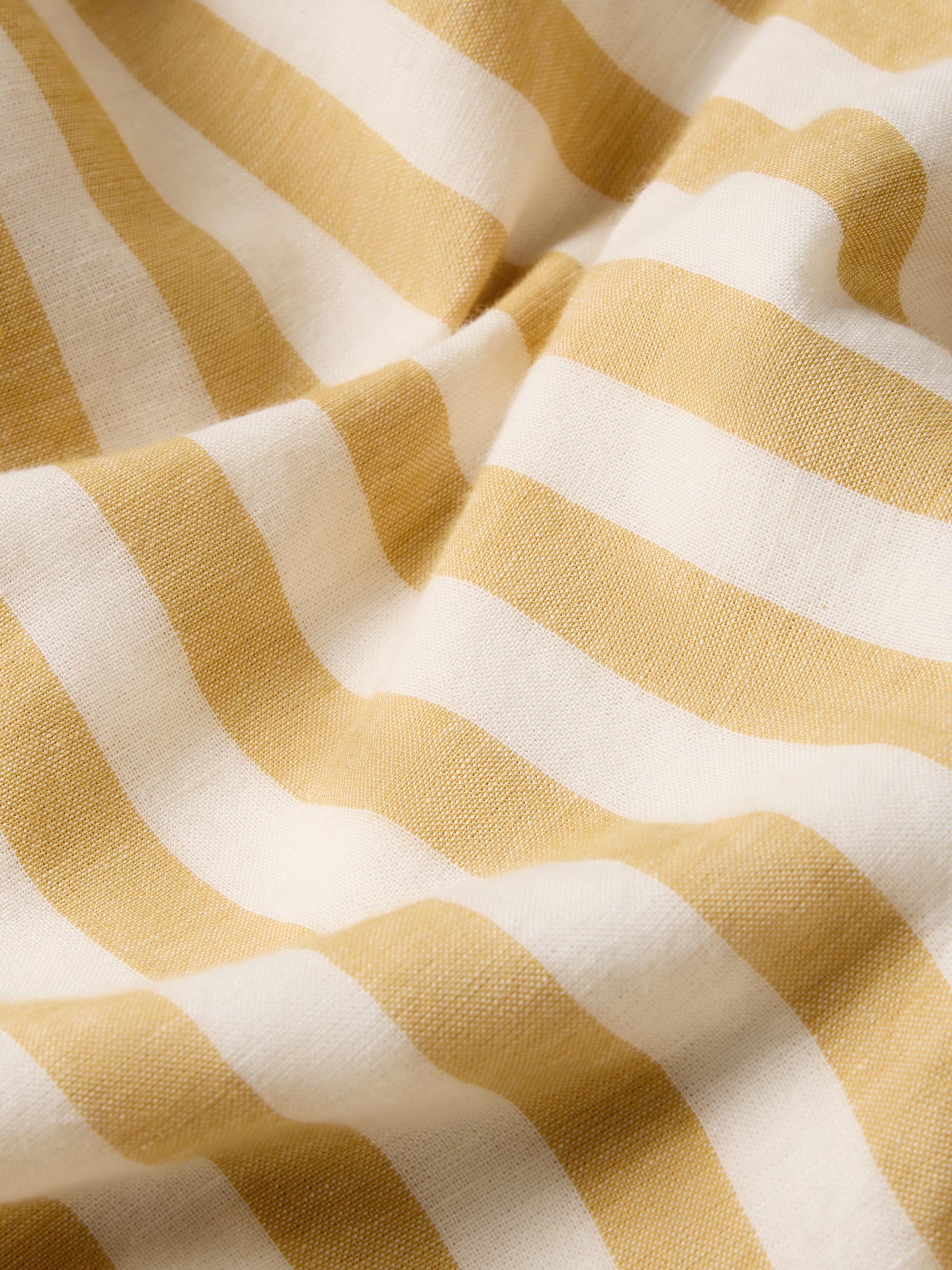 Striped Linen Blend Duvet Cover Style 2 - Image 3