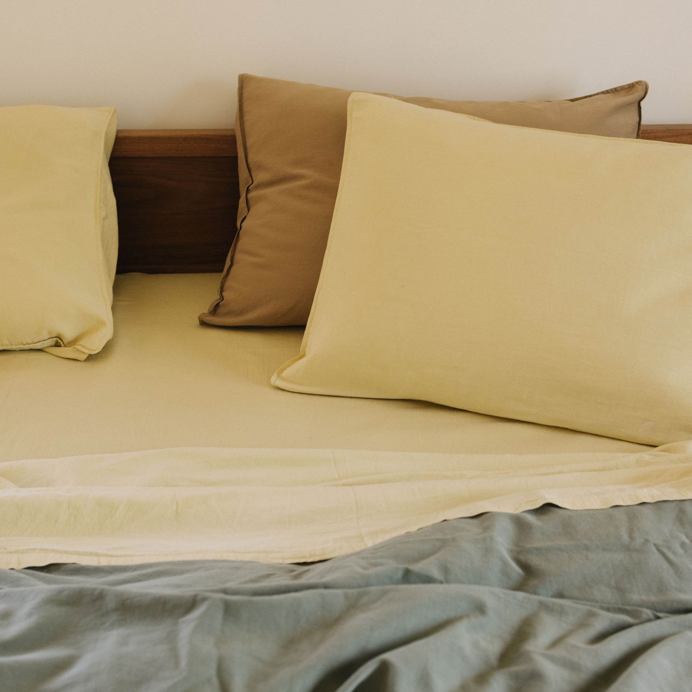 Límon Organic Cotton Matte Sateen Twin Fitted Sheet