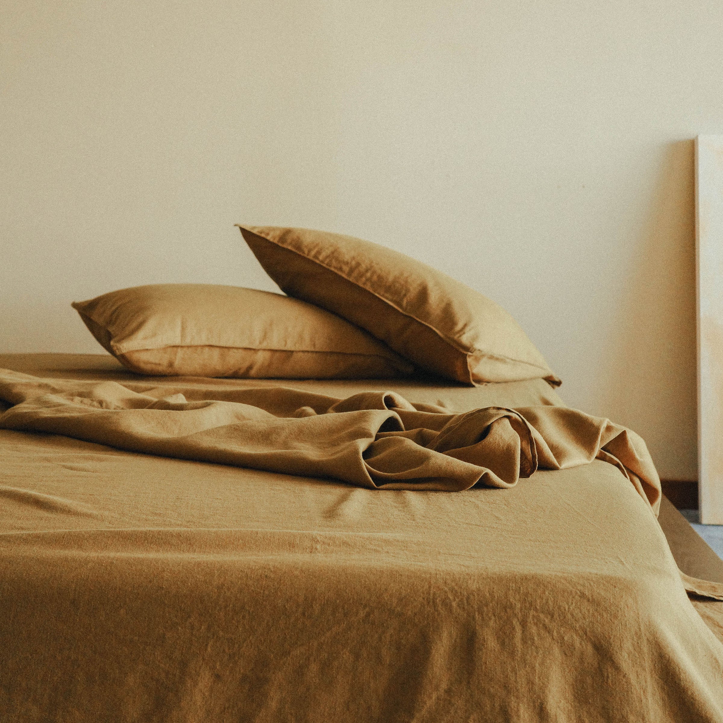 Sage Green Hemp Cotton Twin Fitted Sheet
