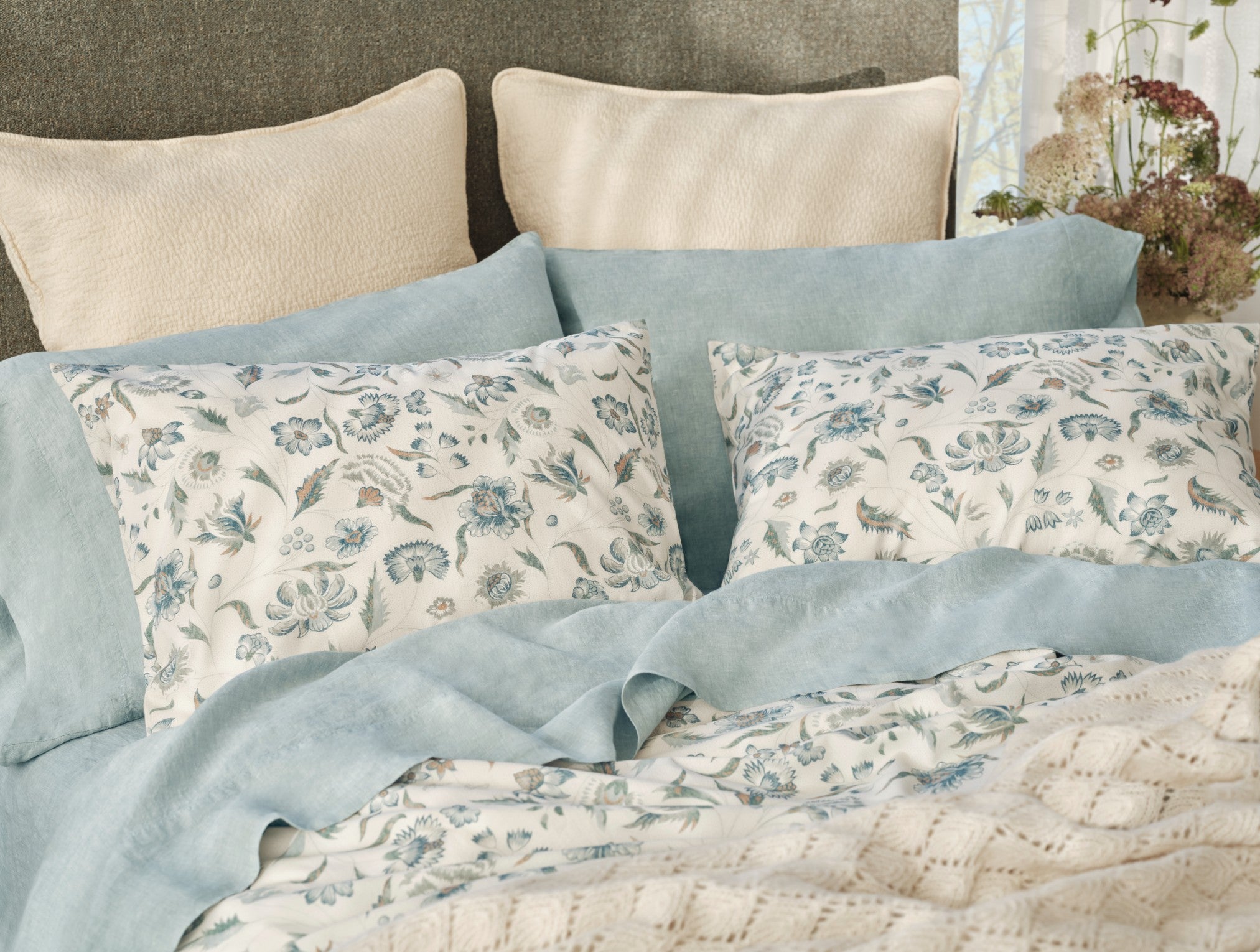 Natural Printed Textile Pillow Sham for Everyday Style 4 - Image 2