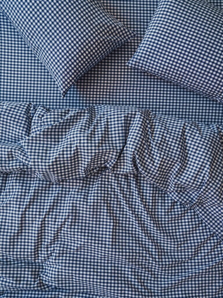 Gingham Cotton Duvet Cover Collection