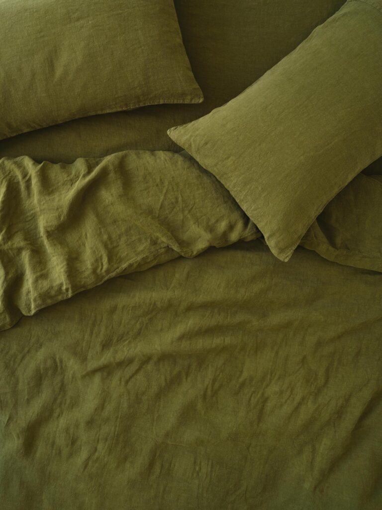 Linen Blend Duvet Cover Collection Style 5