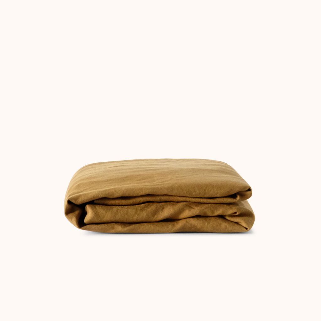 Sage Green Hemp Cotton Twin Fitted Sheet